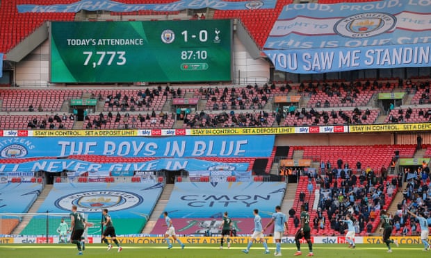 Gurgles, gasps and howls as fans celebrate Manchester City’s stroll