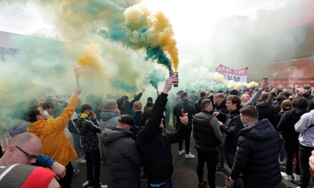 Manchester United v Liverpool postponed after fans invade Old Trafford in protest