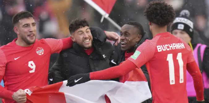 Larin and Buchanan lead team to first men’s World Cup since 1986