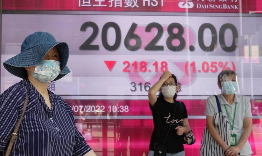 Asian Shares Slip as Investors Eye Inflation, Earnings